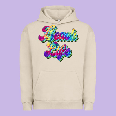 Beach Life Urban Hoodie Designed By Jahusdesignshop
