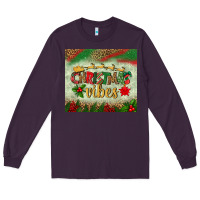 Plum christmas vibes tumbler Long Sleeve Tee - BundleAndBundleShop