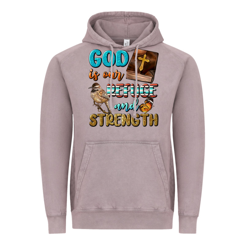God Is Our Refuge And Strength Vintage Hoodie by BundleAndBundleShop | Teevron