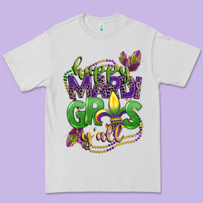 Happy Mardi Gras Yall Premium Tee Designed By Cowgirlartshop