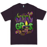 Plum happy mardi gras yall Premium Tee - CowGirlArtShop