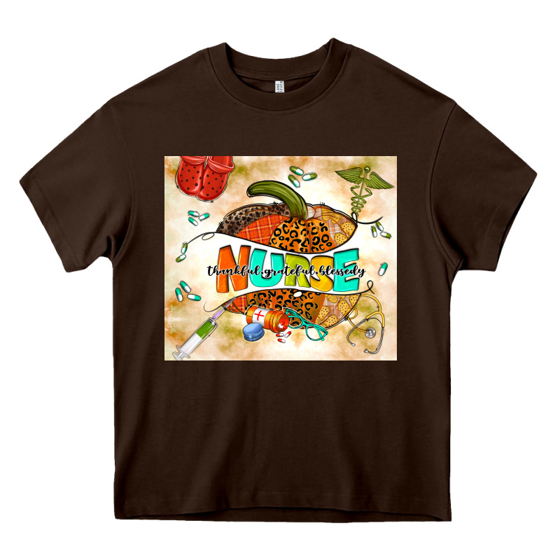 Fall Nurse Pumpkin Heavy Core Tee by TumblerDesignByShophia | Teevron