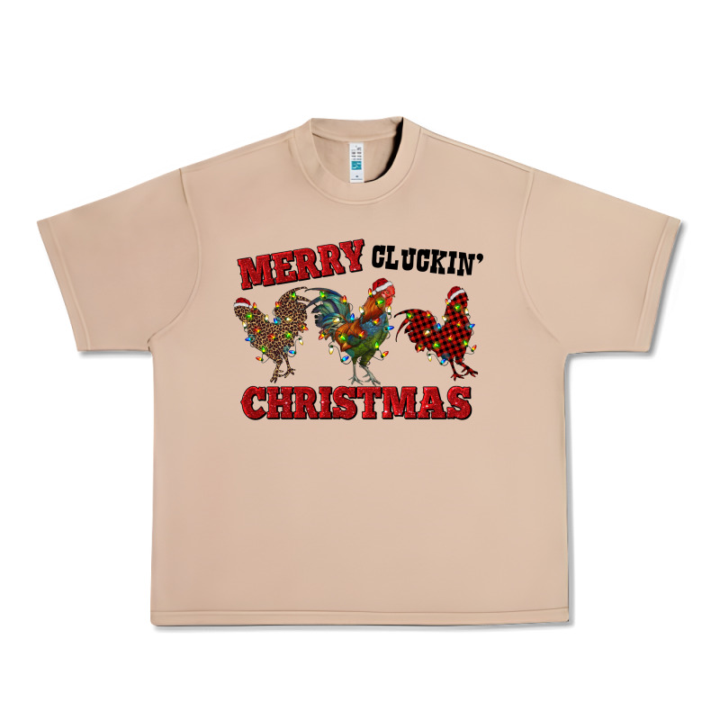 Merry Cluckin' Christmas Urban Heavy Tee by RanaPortraitStore | Teevron