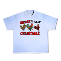 Grape Ice Merry Cluckin' Christmas Urban Heavy Tee - RanaPortraitStore