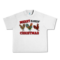 Lunar Rock Merry Cluckin' Christmas Urban Heavy Tee - RanaPortraitStore