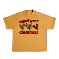 Peanut Butter Merry Cluckin' Christmas Urban Heavy Tee - RanaPortraitStore