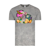 Cloud Rock Easter rabbits and cross Vintage Tee - OliviaCreatesArt