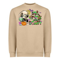 Mushroom eat drınk and be scary Heavyweight Sweatshirt - AdoDesignShop