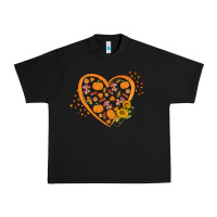 Black Western Autumn Heart Urban Heavy Tee - FaDigitalArtStudio