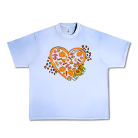 Grape Ice Western Autumn Heart Urban Heavy Tee - FaDigitalArtStudio
