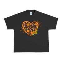 Pigment Black Western Autumn Heart Urban Heavy Tee - FaDigitalArtStudio