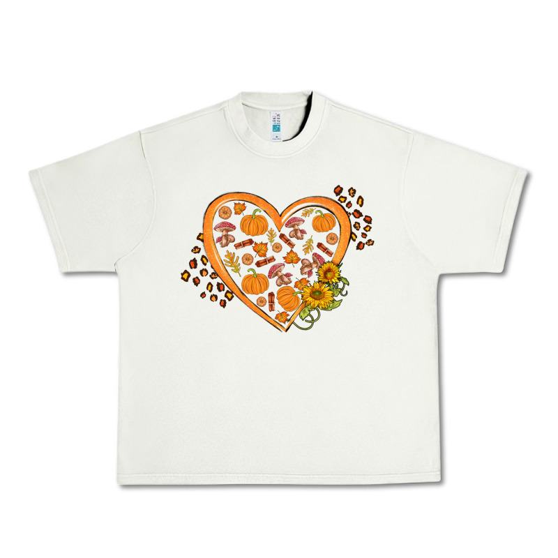 Western Autumn Heart Urban Heavy Tee by FaDigitalArtStudio | Teevron