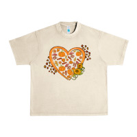 Sandshell Western Autumn Heart Urban Heavy Tee - FaDigitalArtStudio