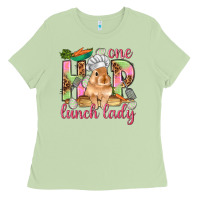 Matcha One hip lunch lady Easter Day Ladies Tee - HowdyJamesFarm