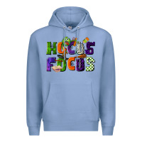 Colony Blue Hocus Focus Teacher Halloween Premium Hoodie - LillyAllenDesigns