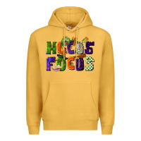 Mustard Hocus Focus Teacher Halloween Premium Hoodie - LillyAllenDesigns
