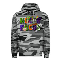 Slate Camo Hocus Focus Teacher Halloween Premium Hoodie - LillyAllenDesigns