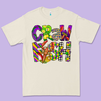 Crawfish Mardi Gras Premium Tee Designed By Cowgirlartshop