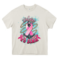 Cream Refuse to sink Cancer anchor Cancer Awareness Heavy Core Tee - HowdyJamesFarm