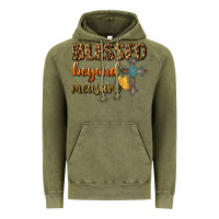 Vintage Olive Blessed Beyond Measure Vintage Hoodie - BundleAndBundleShop