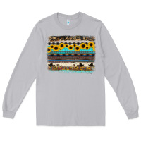 Moon Dust sunflower aztec serape cowhide background Long Sleeve Tee - RanaPortraitStore