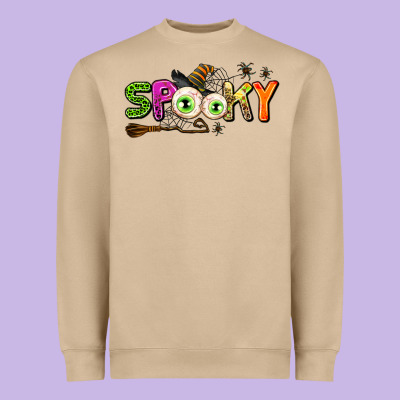 Spooky Heavyweight Sweatshirt Designed By Adodesignshop