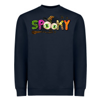 Navy spooky Heavyweight Sweatshirt - AdoDesignShop