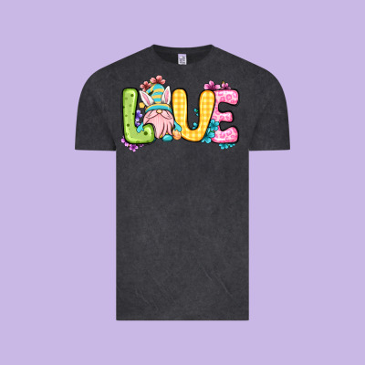 Easter Day Love Easter Gnome Vintage Tee Designed By Oliviacreatesart