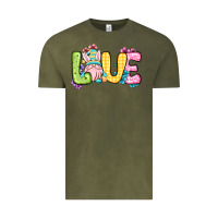 Vintage Olive Easter Day Love Easter gnome Vintage Tee - OliviaCreatesArt