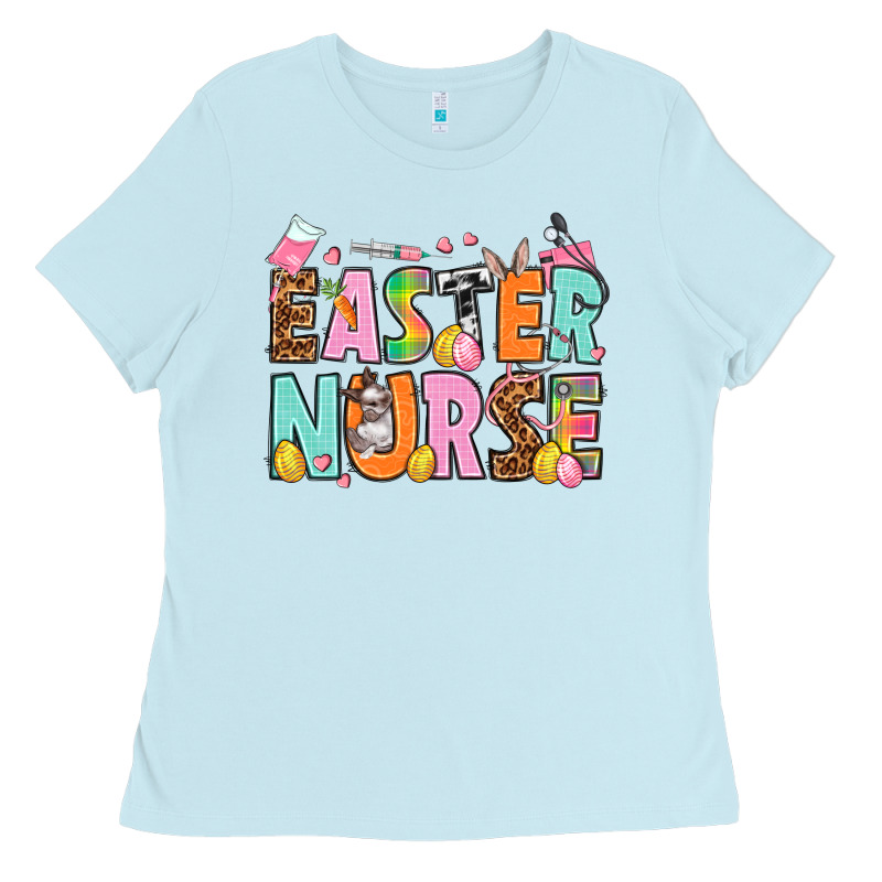 Easter Nurse Easter Day Ladies Tee by HowdyJamesFarm | Teevron
