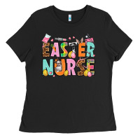 Black Easter nurse Easter Day Ladies Tee - HowdyJamesFarm