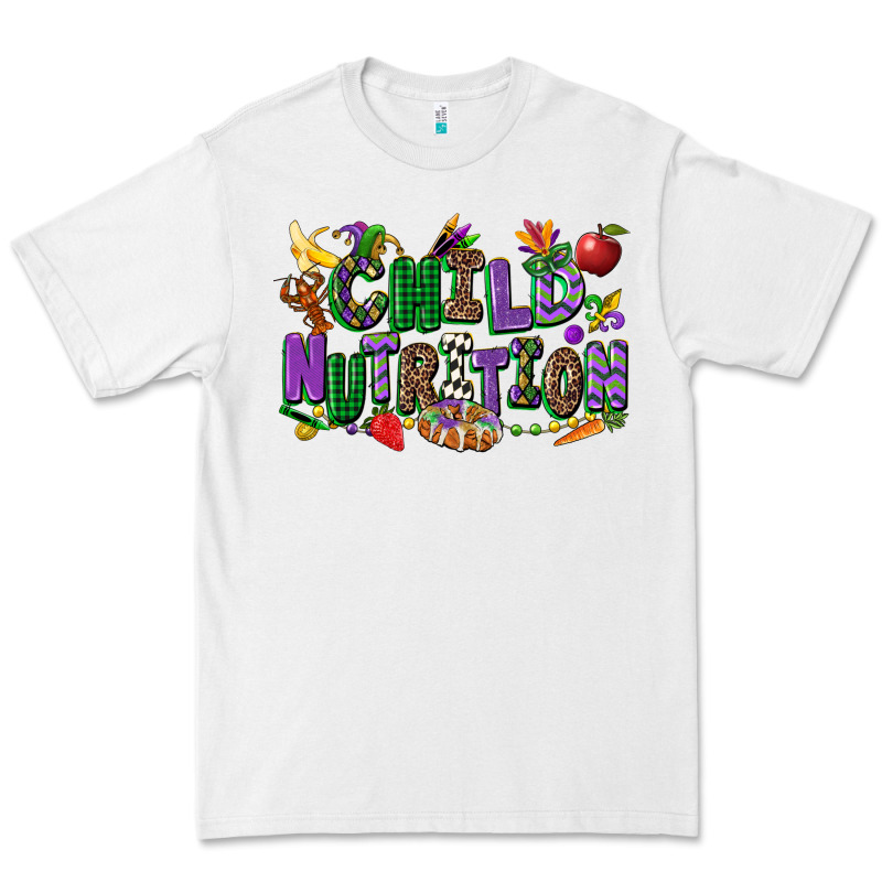 Child Nutrition Mardi Gras Cowgirl Premium Tee by CowGirlArtShop | Teevron