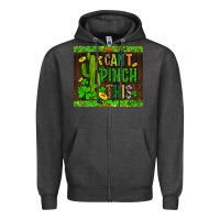 Charcoal Heather shamrock bomb cant pinch this Zipper Hoodie - AdoDesignShop