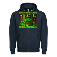 Navy shamrock bomb cant pinch this Zipper Hoodie - AdoDesignShop