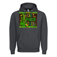 Smoke shamrock bomb cant pinch this Zipper Hoodie - AdoDesignShop