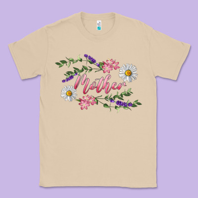 Floral Daisy Mother Classic Tee Designed By Ranaportraitstore