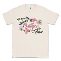 Natural Floral Daisy Mother Classic Tee - RanaPortraitStore