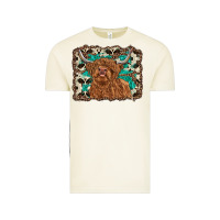 Vintage Arctic highland cow western background Vintage Tee - RanaPortraitStore