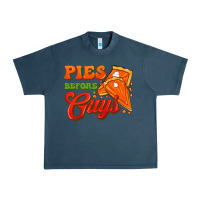 Midnight Navy Pies Before Guys Urban Heavy Tee - FaDigitalArtStudio