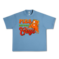 Pebble Blue Pies Before Guys Urban Heavy Tee - FaDigitalArtStudio