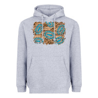 Heather Grey gemstone wood leopard background Heavyweight Hoodie - AdoDesignShop
