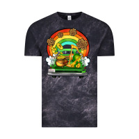 Cloud Black St. Patrick's Day truck Vintage Tee - OliviaCreatesArt