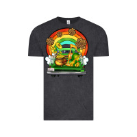 Vintage Black St. Patrick's Day truck Vintage Tee - OliviaCreatesArt