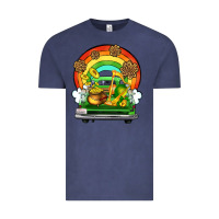 Vintage Denim St. Patrick's Day truck Vintage Tee - OliviaCreatesArt