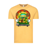 Vintage Mustard St. Patrick's Day truck Vintage Tee - OliviaCreatesArt