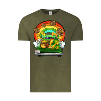 Vintage Olive St. Patrick's Day truck Vintage Tee - OliviaCreatesArt