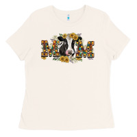Bone Mom with cow Ladies Tee - CowGirlArtShop
