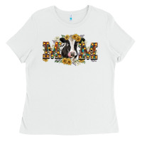Mom With Cow Ladies Tee | Teevron