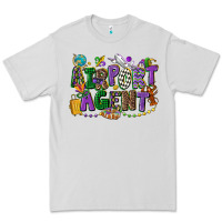 Dove Grey airport agent mardi gras Premium Tee - CowGirlArtShop
