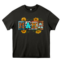 Asphalt license letters western mama Heavy Core Tee - RanaPortraitStore